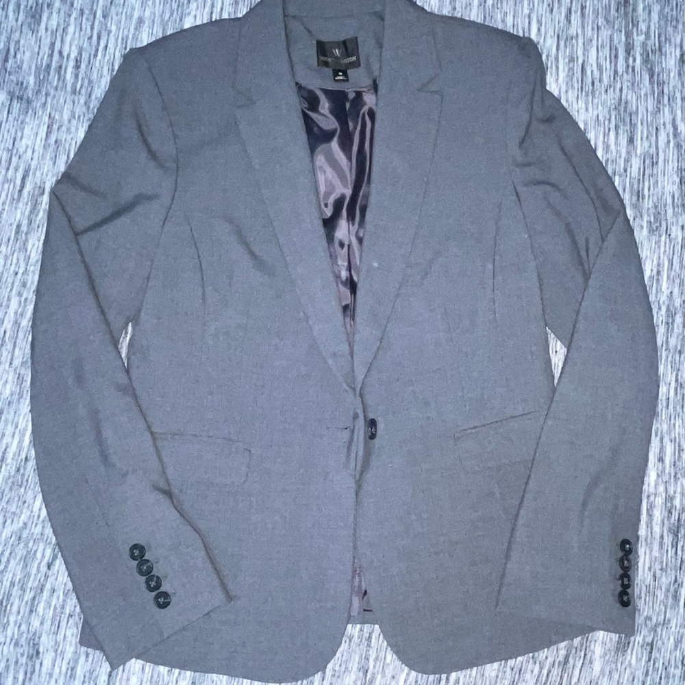 Worthington Charcoal Blazer for Women. Size 10